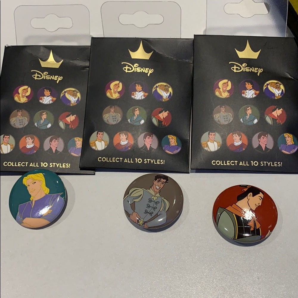 Disney Loungefly Prince Buttons